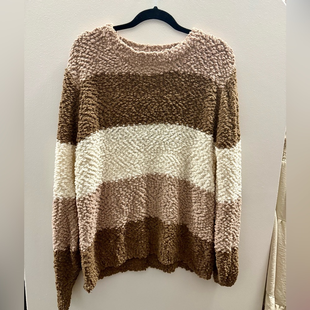 FINAL PRICE - Size XL NWOT color block sweater🌼